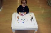 Como hacer mesa de para colorear para niños funcional