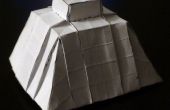 Pirámide mesoamericana de origami