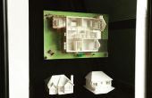 3D impreso casa en un marco