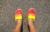 Arco iris zapatos