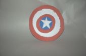 Cómo hacer un mini escudo Capitán América