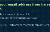 Ocultar su dirección de correo electrónico de cosechadoras con Javascript