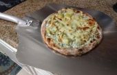 Pizza blanca: Espinaca y corazones de alcachofa