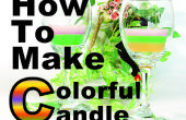 Cómo hacer una velas de colores!! 