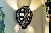 Lámpara de mosaico de Shell de la tortuga