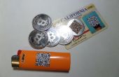 Simple billetera pegajoso Bitcoin