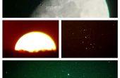 Montaje de fotografía astronómica y binoculares teléfono