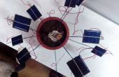 Patrón de Fibonacci de células solares