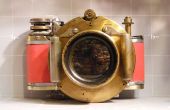 Lente de 100 años de "Capturador de alma" a 35mm, embrujada cámara de Navidad. película especial steampunk