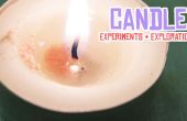 Experimentos y exploraciones de la vela