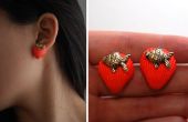 Painted Shell Earrings