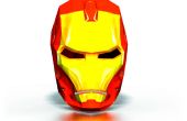 DIY 3D máscara de papel de Iron Man