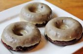 Old Fashioned esmaltado Chocolate Donuts (sin gluten)