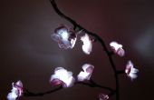 Cómo hacer luces de flor de cereza