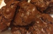 Doble Fudge Chocolate Crinkle Cookies! 