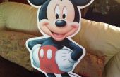 Mickey Mouse tamaño natural corte