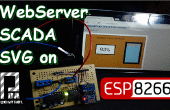 Web valor servidor Scada SVG ESP8266 aleatorio con batería 6V