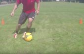 Fútbol habilidades de goteo
