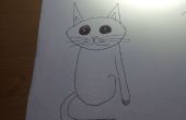 Cómo dibujar un gato de dibujos animados simples