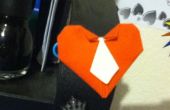Origami corazón con lazo! 