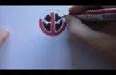 Cómo dibujar un emblema insignia de Deadpool