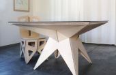 Estudio de caso de origami muebles: Una mesa de