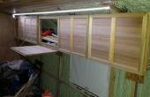 Fabricación de puertas de gabinete Simple de madera