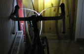 Luz bicicleta recargable conjunto con batería de botella
