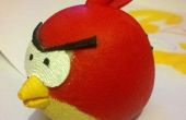 Diseño y 3D imprimen un Angry Bird rojo