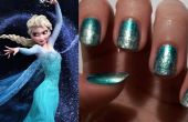 Disney de congelados: Elsa-Inspired uñas