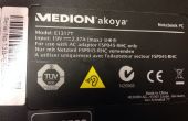Retiro del Medion Akoya E1317T HDD Upgrade