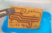 Producción de tablero de circuito impreso usando UV uñas curado lámpara