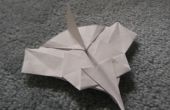Oragami papel avión caza