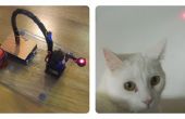 Gato Robot actor de láser