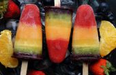 Paletas de frutas arco iris