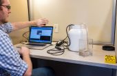 El temporizador de Pee: Conectar el Arduino, la cámara de computación perceptiva de Intel y una bomba de agua sumergible