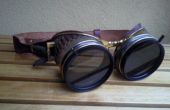 Gafas de estilo Steampunk con uso como 3D o gafas de sol