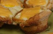 Reconstruido el huevo sándwich McMuffin de huevo o "Muffins"