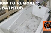 Cómo quitar una bañera
