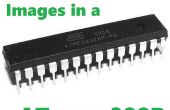 Usar Chip ATmega328 como un dispositivo de almacenamiento y almacén de texto e imágenes en él