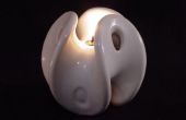 Lámpara aceite cerámica impreso 3D