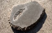 DIY hormigón:: Fósiles de piedra paso a paso