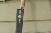 Cuchillo de lámina del cortacéspedes de césped y mango de madera y vaina