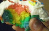 Cómo hacer cupcakes arco iris