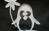 Te amo pingüino - hecha para mi esposa :-) lasercut