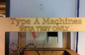 Los conceptos básicos de impresión en un tipo de una Beta de serie 1 en 3D: en Techshop: San Francisco