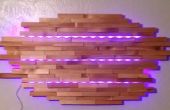 Partido de lámpara de pared LED de cedro