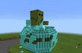 Escultura de MC Spawn huevo