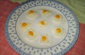Tamaño de un bocado frito huevos