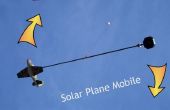 Móvil de avión solar